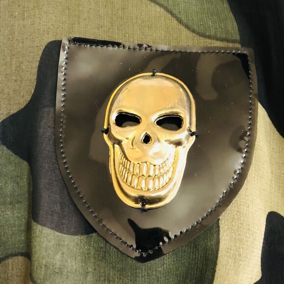 Miss Moda Camo Skull Women’s Size Medium Top - Picture 4 of 8